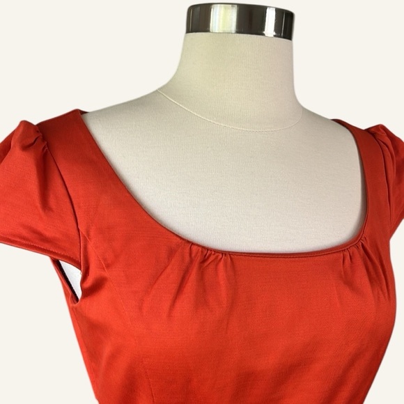 LAURA ASHLEY Belted Sheath Dress Size 8 - Picture 7 of 12